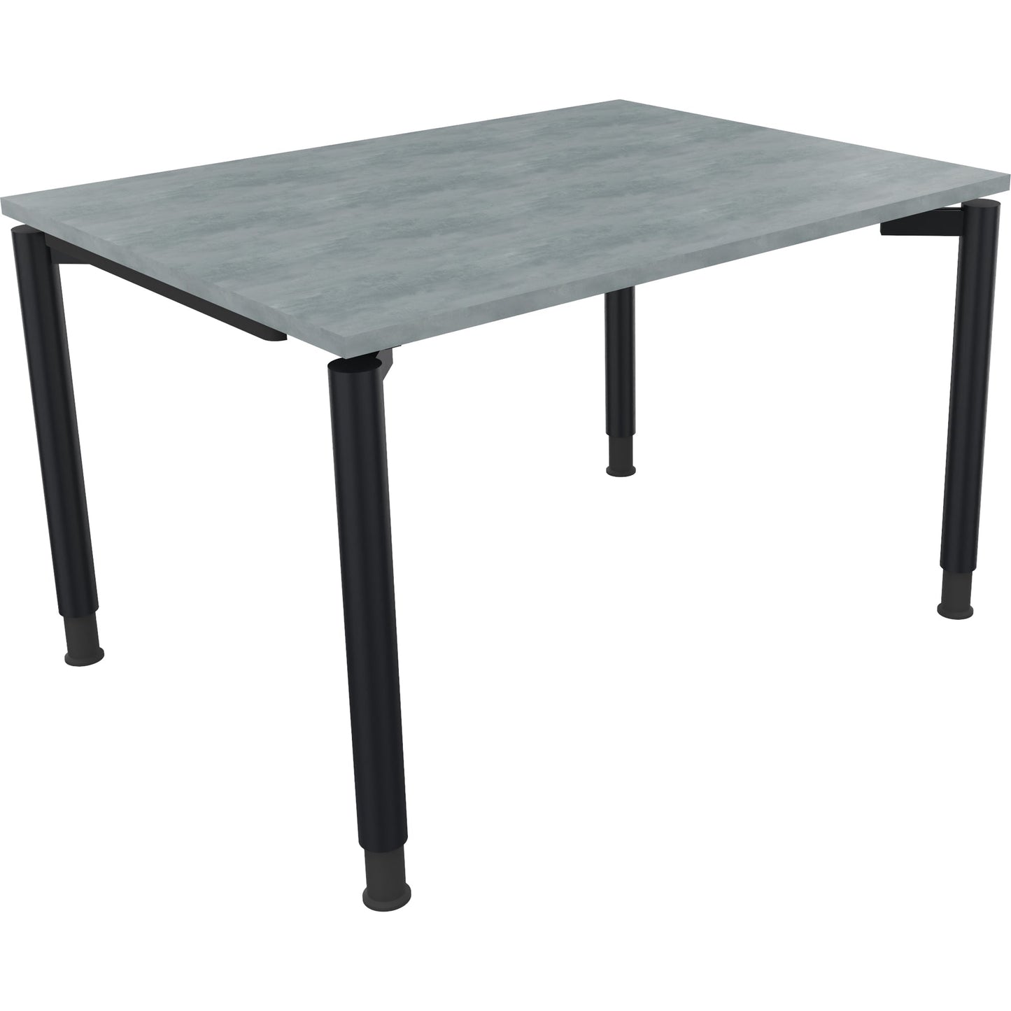 Schreibtisch all in one Maße: 1.200 x 680-820 x 900 mm (B x H x T) Holz beton hell