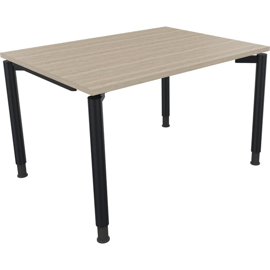 Schreibtisch all in one Maße: 1.200 x 680-820 x 900 mm (B x H x T) Holz eiche natur