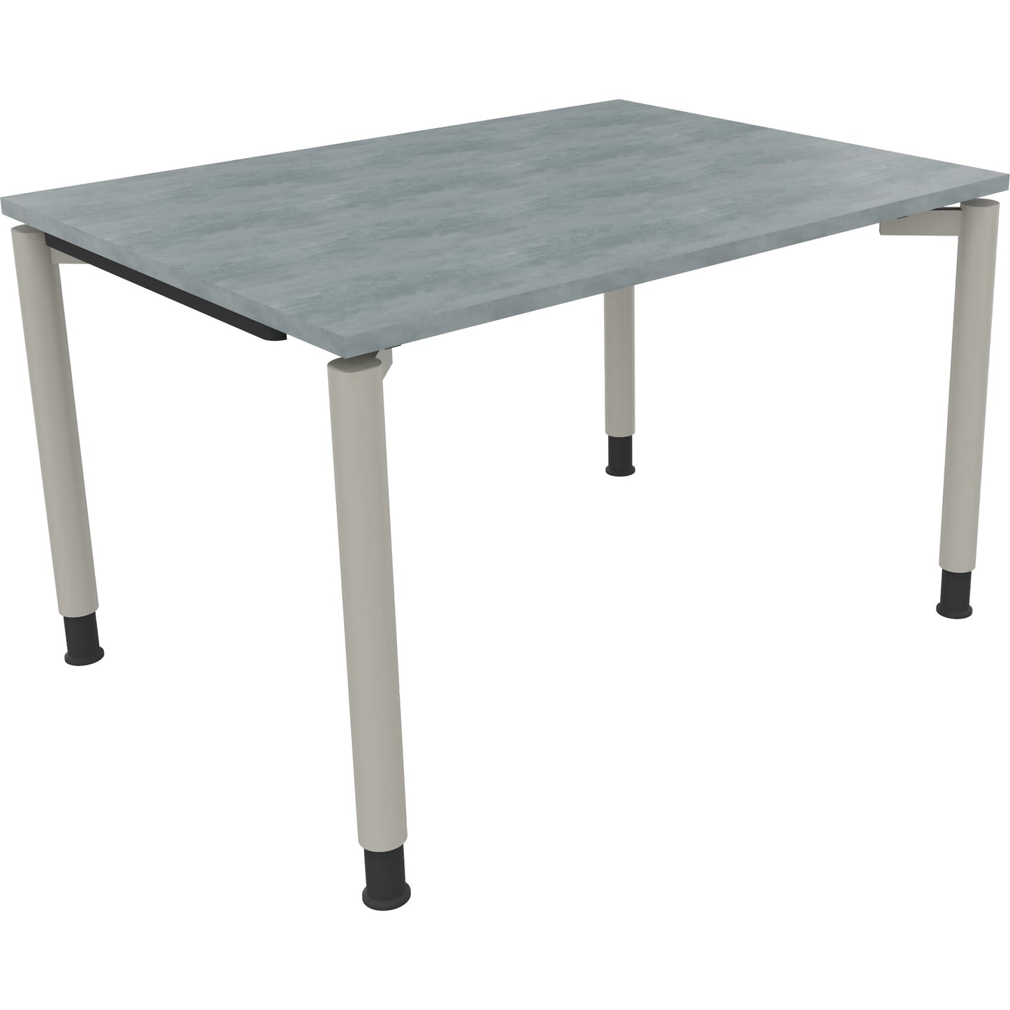 Schreibtisch all in one Maße: 1.200 x 680-820 x 900 mm (B x H x T) Holz beton hell