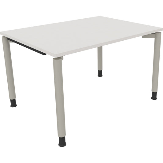 Schreibtisch all in one Maße: 1.200 x 680-820 x 900 mm (B x H x T) Holz diamant weiß