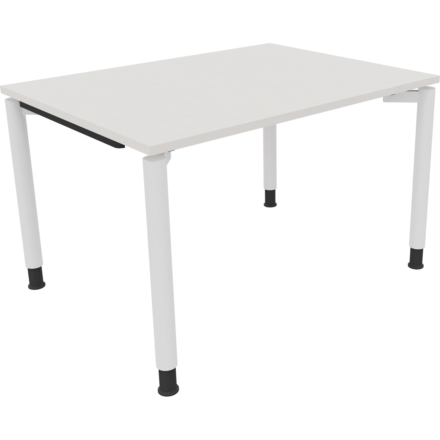 Schreibtisch all in one Maße: 1.200 x 680-820 x 900 mm (B x H x T) Holz diamant weiß