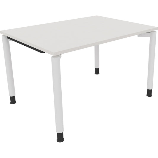 Schreibtisch all in one Maße: 1.200 x 680-820 x 900 mm (B x H x T) Holz diamant weiß
