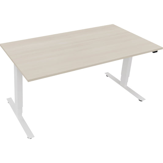 Schreibtisch Move 2.0 Maße: 1.600 x 625-1.285 x 800 mm (B x H x T) Holz akazie hell