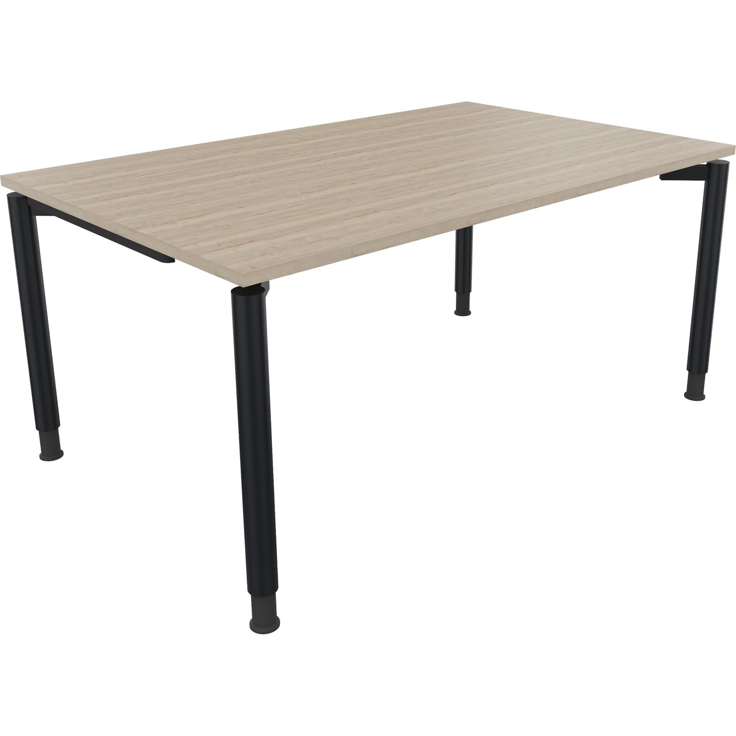 Schreibtisch all in one Maße: 1.600 x 680-820 x 1.000 mm (B x H x T) Holz eiche natur