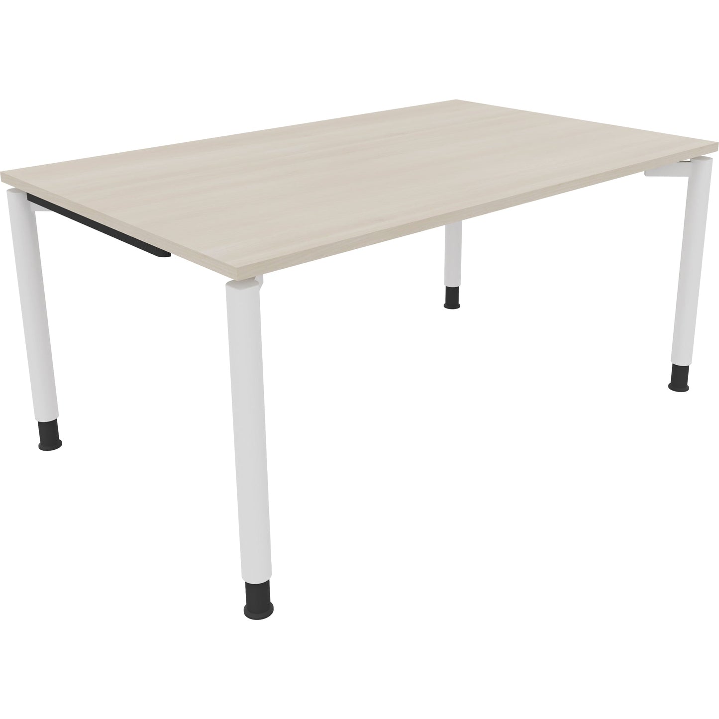 Schreibtisch all in one Maße: 1.600 x 680-820 x 1.000 mm (B x H x T) Holz akazie hell