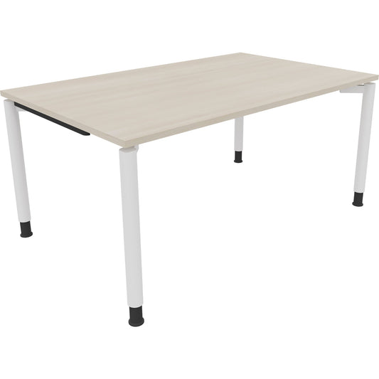 Schreibtisch all in one Maße: 1.600 x 680-820 x 1.000 mm (B x H x T) Holz akazie hell