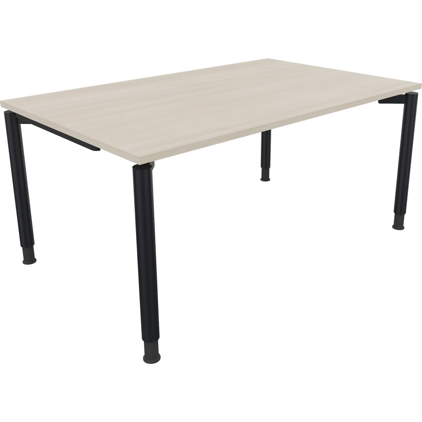 Schreibtisch all in one Maße: 1.600 x 680-820 x 1.000 mm (B x H x T) Holz akazie hell