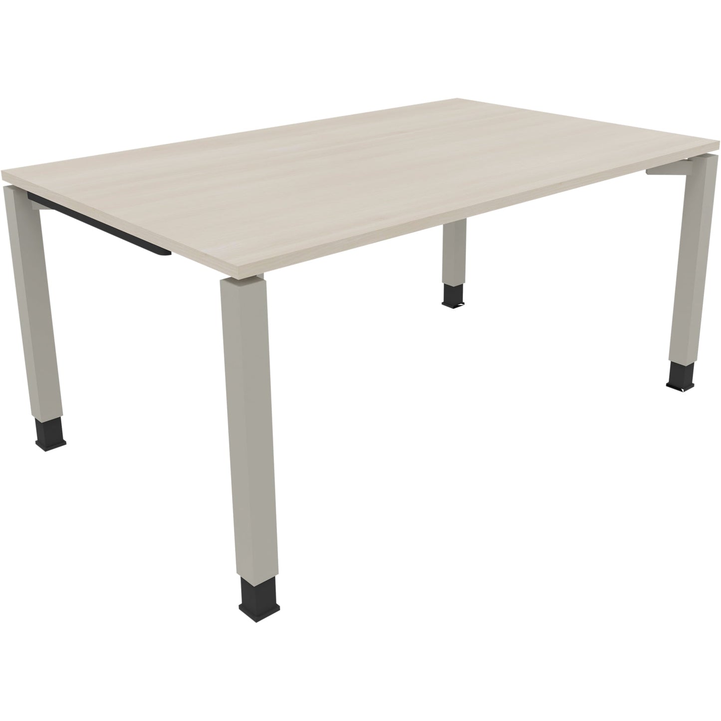 Schreibtisch all in one Maße: 1.600 x 680-820 x 1.000 mm (B x H x T) Holz akazie hell