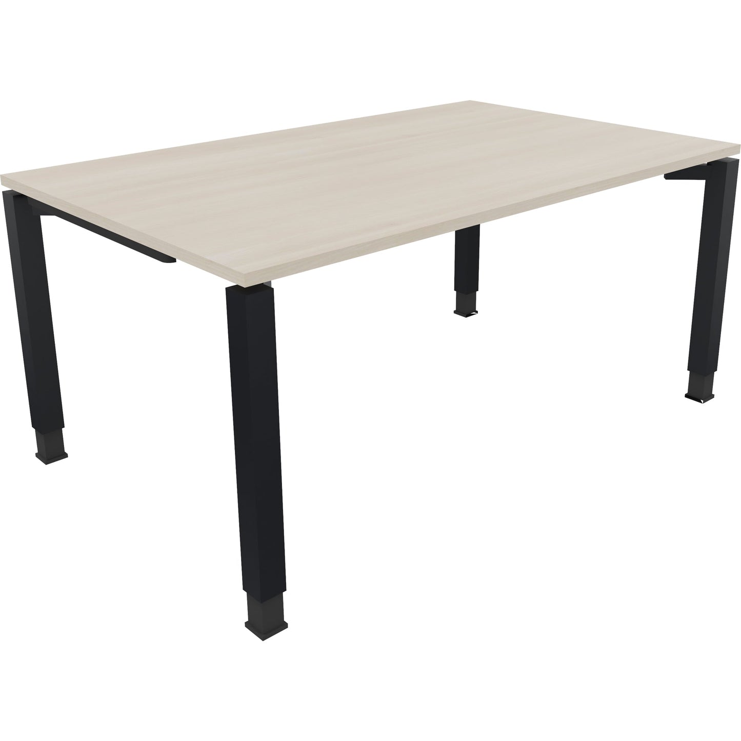 Schreibtisch all in one Maße: 1.600 x 680-820 x 1.000 mm (B x H x T) Holz akazie hell