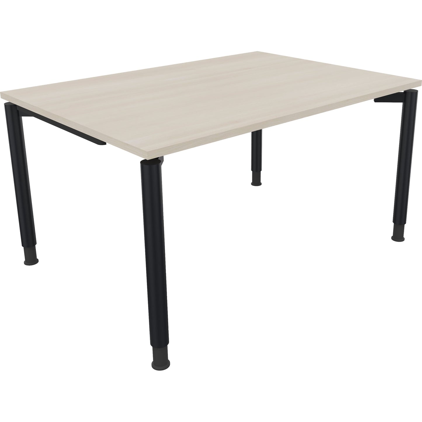 Schreibtisch all in one Maße: 1.400 x 680-820 x 1.000 mm (B x H x T) Holz akazie hell