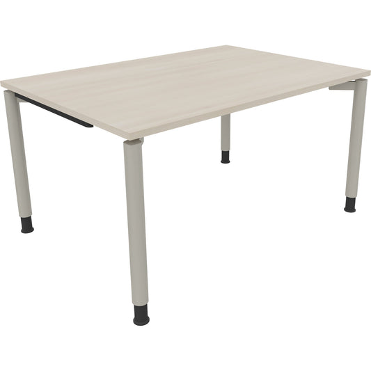 Schreibtisch all in one Maße: 1.400 x 680-820 x 1.000 mm (B x H x T) Holz akazie hell