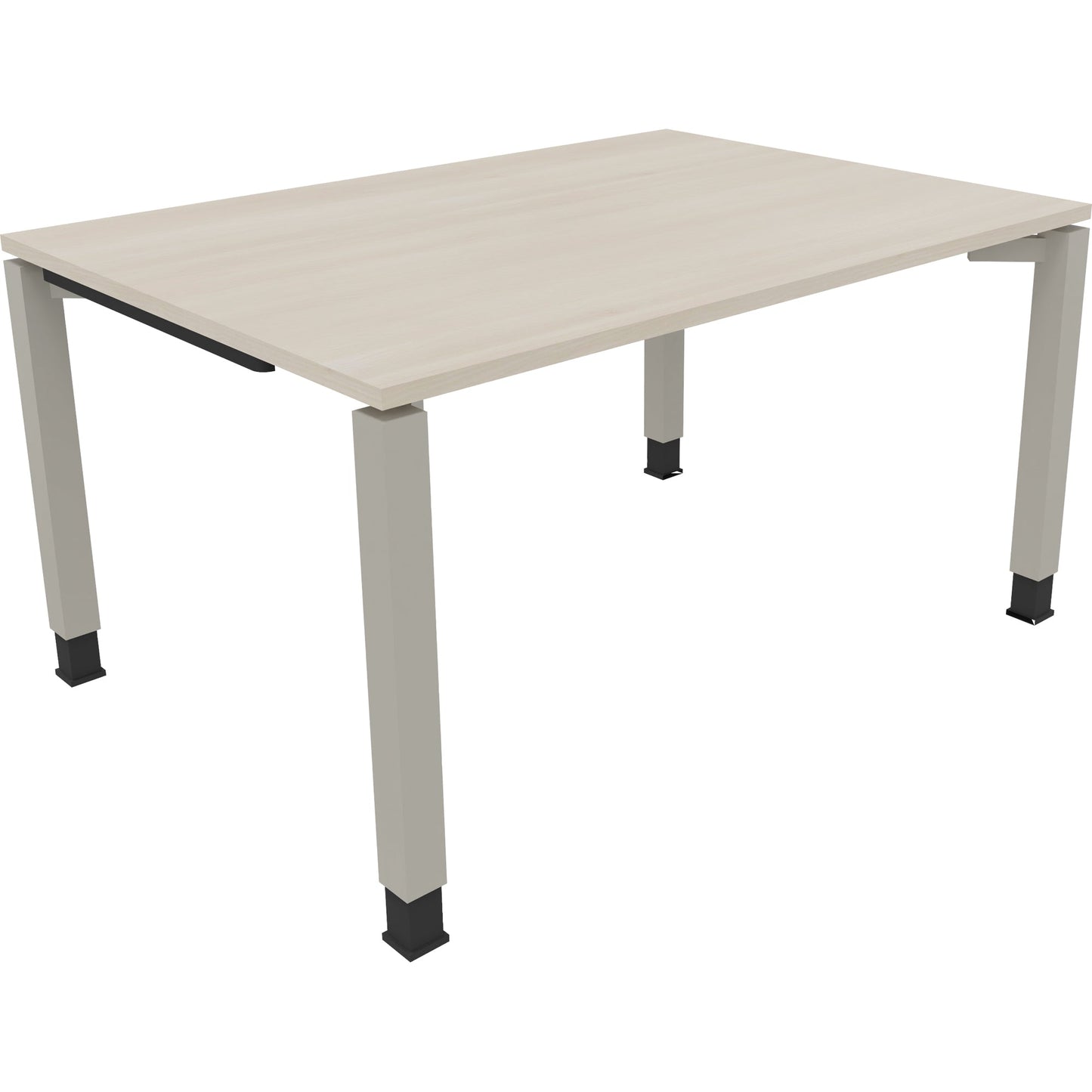Schreibtisch all in one Maße: 1.400 x 680-820 x 1.000 mm (B x H x T) Holz akazie hell