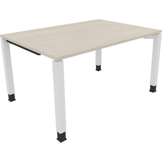 Schreibtisch all in one Maße: 1.400 x 680-820 x 1.000 mm (B x H x T) Holz akazie hell
