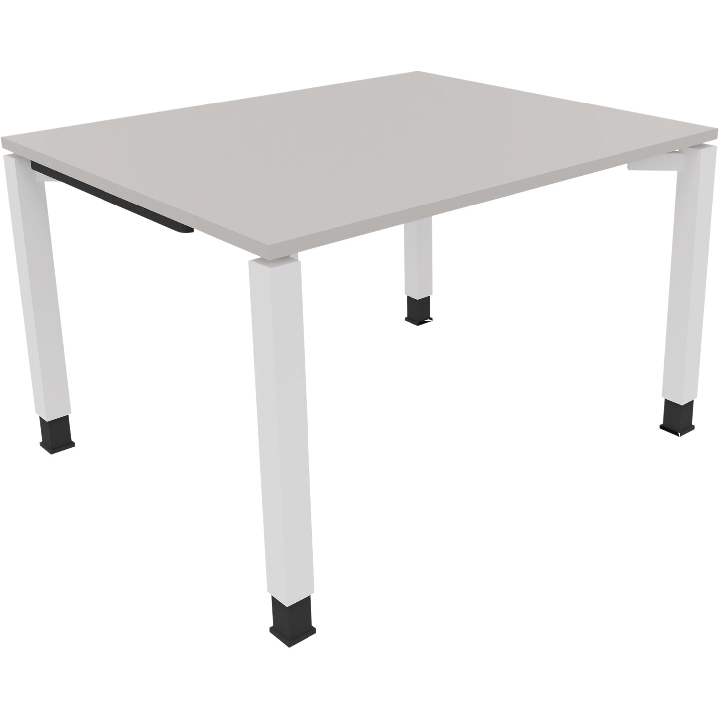 Schreibtisch all in one Maße: 1.200 x 680-820 x 1.000 mm (B x H x T) Holz lichtgrau