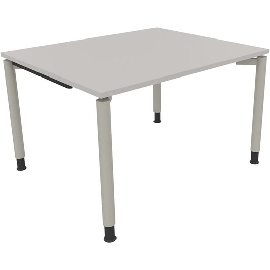 Schreibtisch all in one Maße: 1.200 x 680-820 x 1.000 mm (B x H x T) Holz lichtgrau