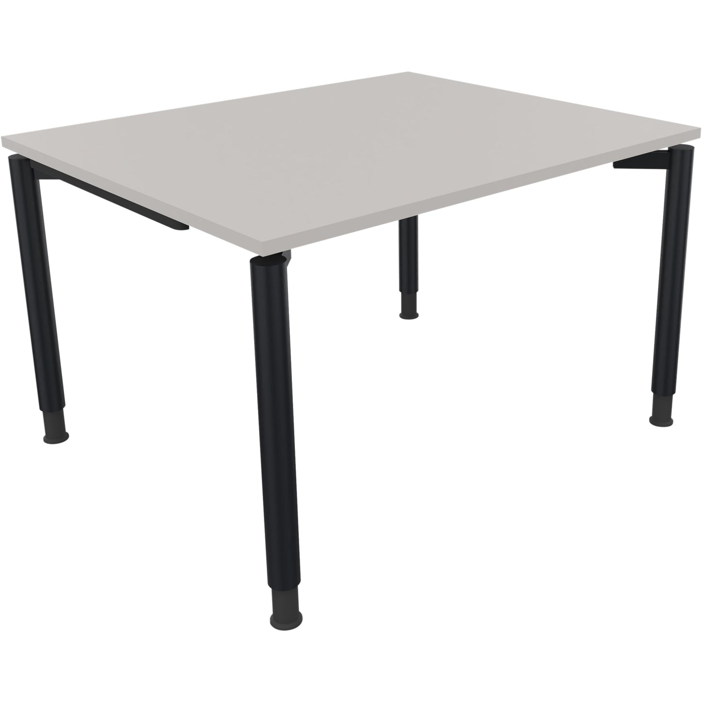 Schreibtisch all in one Maße: 1.200 x 680-820 x 1.000 mm (B x H x T) Holz lichtgrau