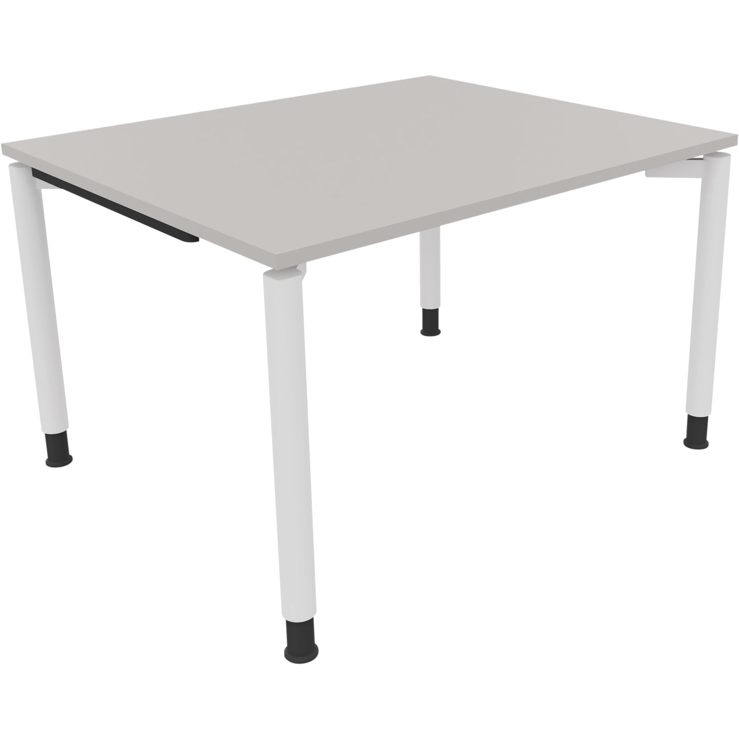 Schreibtisch all in one Maße: 1.200 x 680-820 x 1.000 mm (B x H x T) Holz lichtgrau