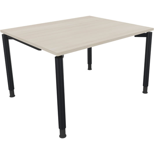 Schreibtisch all in one Maße: 1.200 x 680-820 x 1.000 mm (B x H x T) Holz akazie hell
