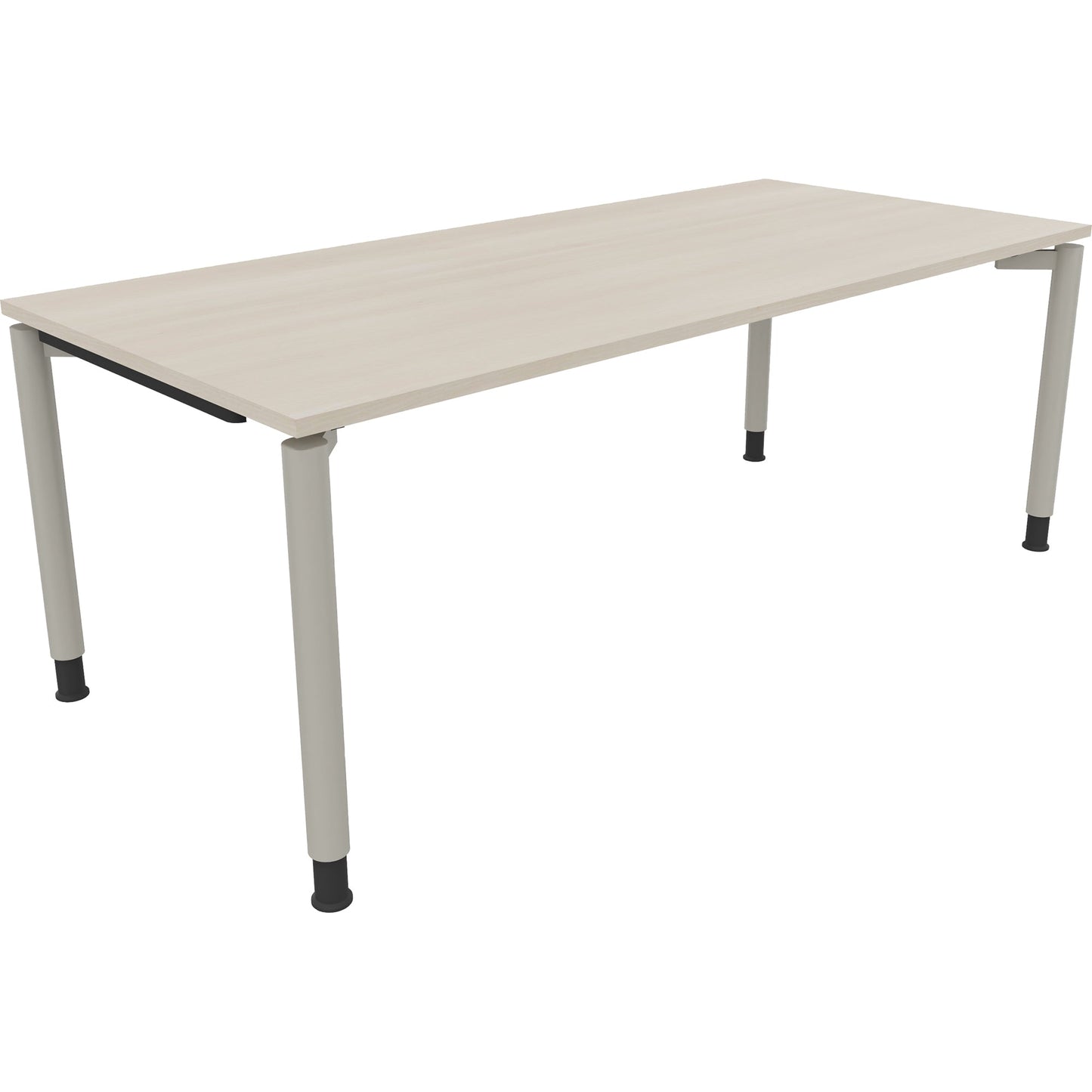 Schreibtisch all in one Maße: 2.000 x 680-820 x 900 mm (B x H x T) Holz akazie hell