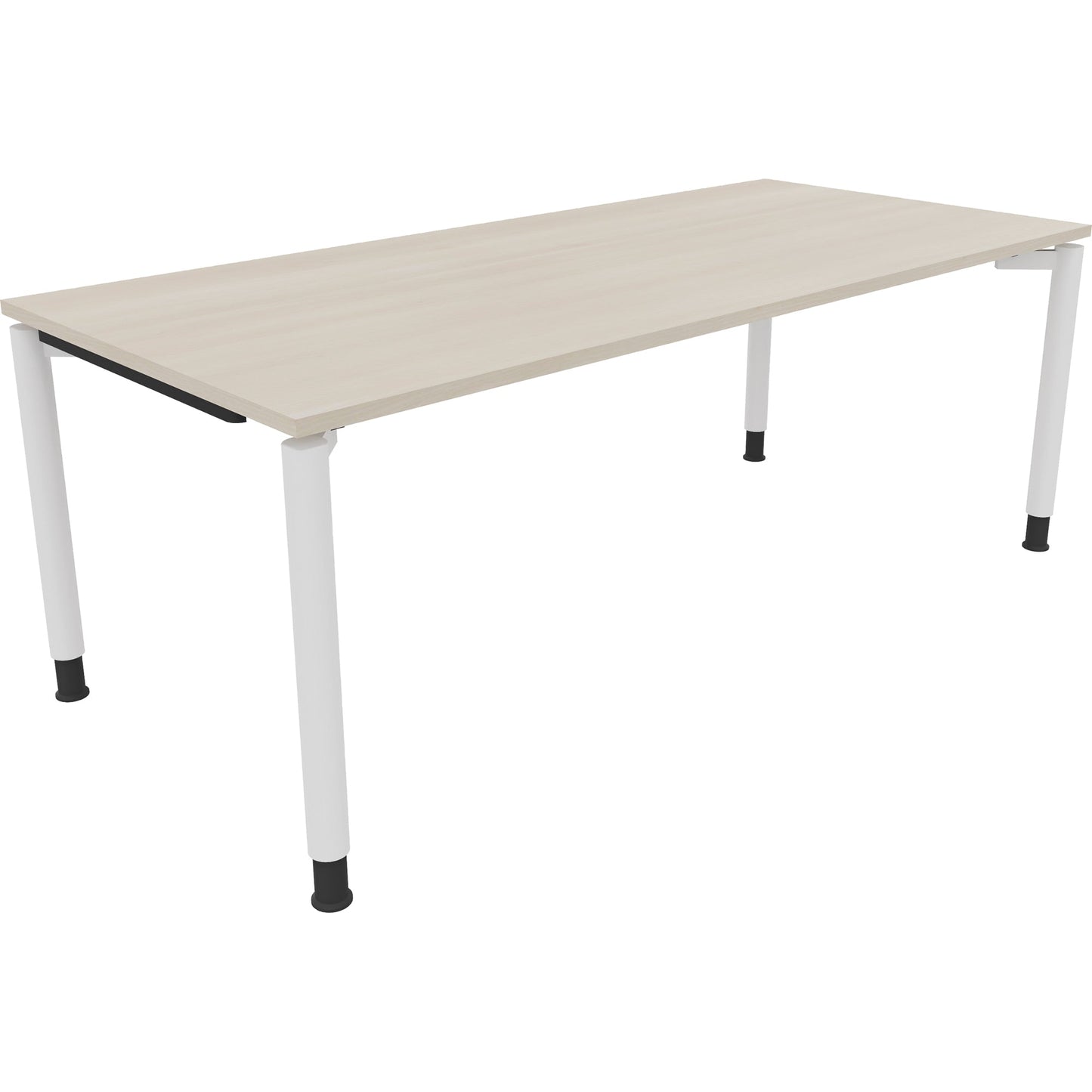 Schreibtisch all in one Maße: 2.000 x 680-820 x 900 mm (B x H x T) Holz akazie hell