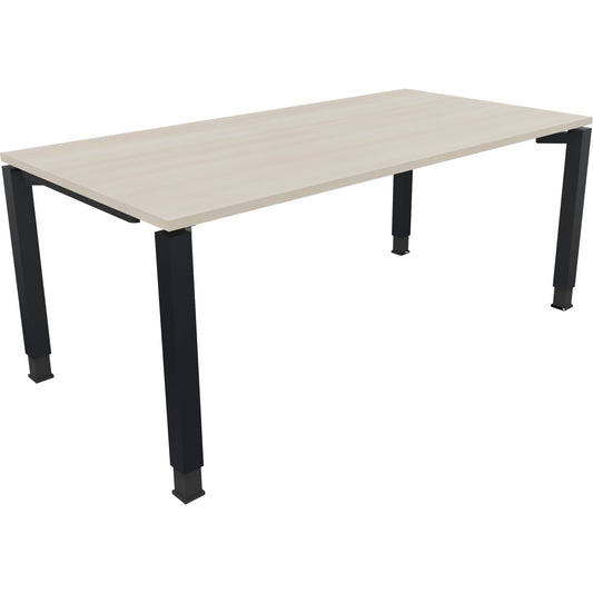 Schreibtisch all in one Maße: 1.800 x 680-820 x 900 mm (B x H x T) Holz akazie hell