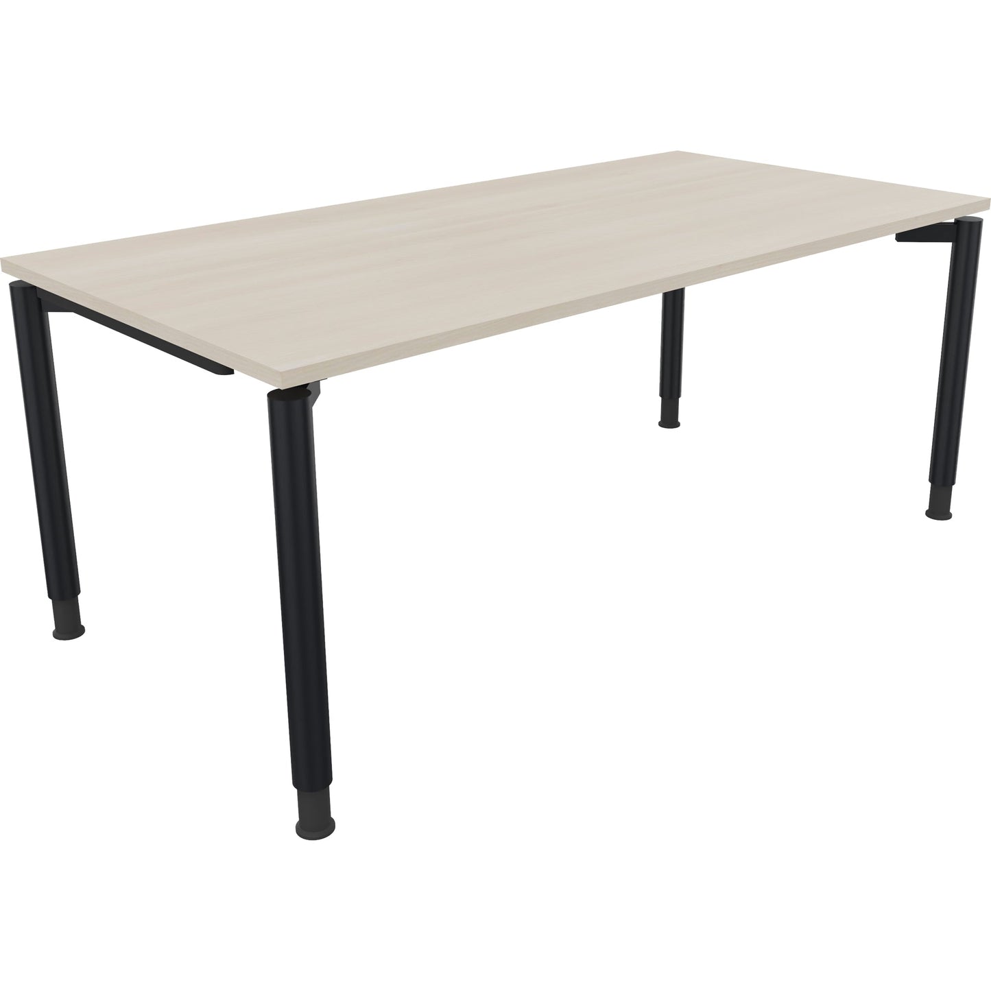 Schreibtisch all in one Maße: 1.800 x 680-820 x 900 mm (B x H x T) Holz akazie hell