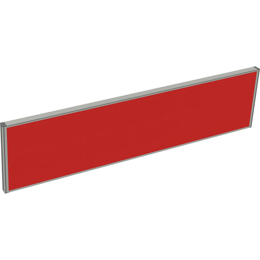 Tischtrennwand System 41 160 x 40 cm (B x H) 4,1cm Schallabsorberklasse: C Lucia Stoff rot