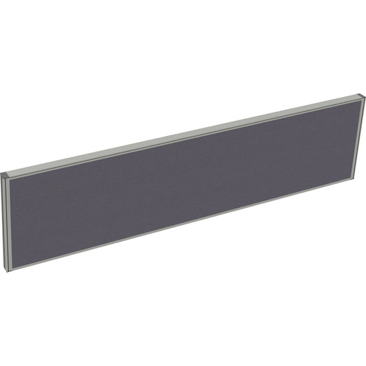 Tischtrennwand System 41 160 x 40 cm (B x H) 4,1cm Schallabsorberklasse: B Lucia Stoff dunkelgrau