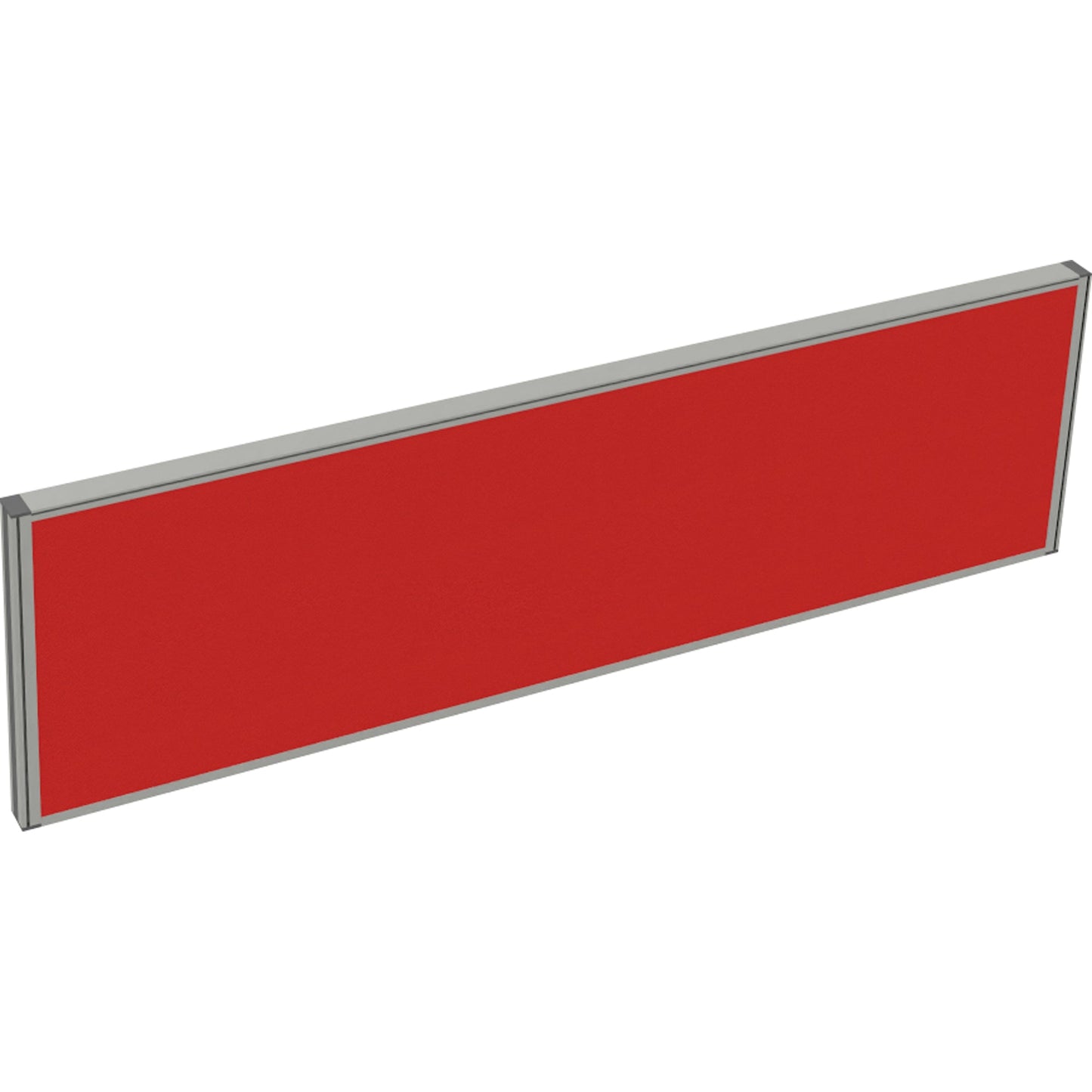 Tischtrennwand System 41 140 x 40 cm (B x H) 4,1cm Schallabsorberklasse: B Lucia Stoff rot