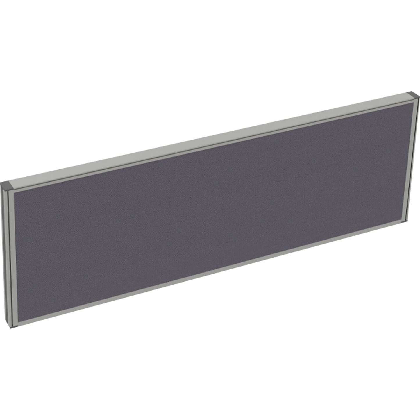 Tischtrennwand System 41 120 x 40 cm (B x H) 4,1cm Schallabsorberklasse: C Lucia Stoff dunkelgrau