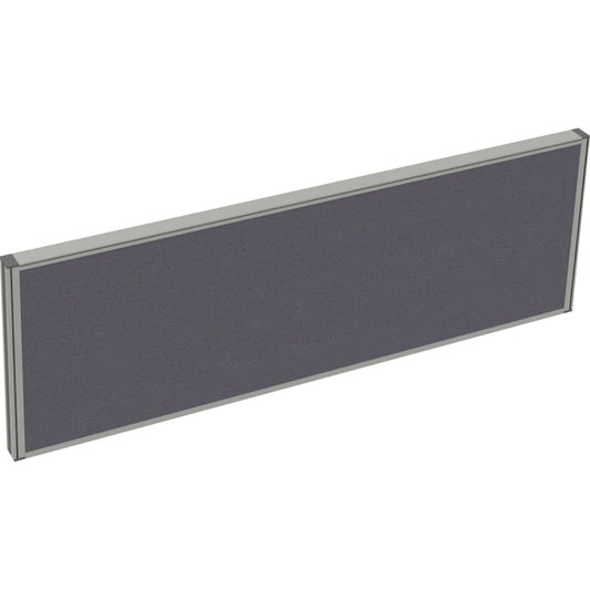 Tischtrennwand System 41 120 x 40 cm (B x H) 4,1cm Schallabsorberklasse: C Lucia Stoff dunkelgrau