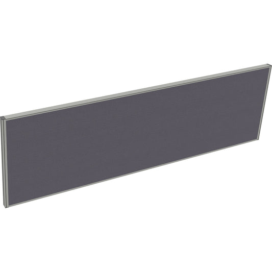 Tischtrennwand System 41 200 x 60 cm (B x H) 4,1cm Schallabsorberklasse: B Lucia Stoff dunkelgrau