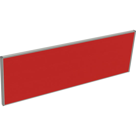Tischtrennwand System 41 180 x 60 cm (B x H) 4,1cm Schallabsorberklasse: C Lucia Stoff rot