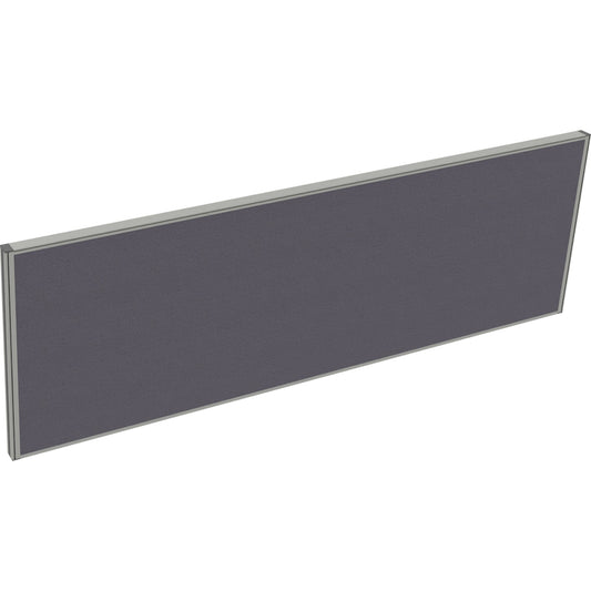Tischtrennwand System 41 180 x 60 cm (B x H) 4,1cm Schallabsorberklasse: B Lucia Stoff dunkelgrau