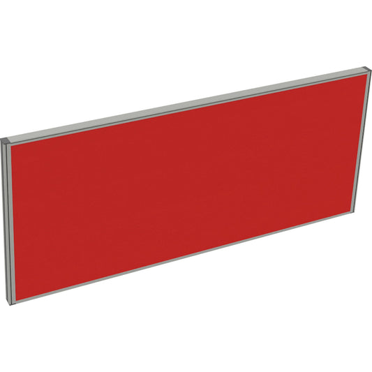 Tischtrennwand System 41 140 x 60 cm (B x H) 4,1cm Schallabsorberklasse: C Lucia Stoff rot