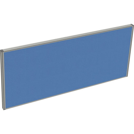 Tischtrennwand System 41 140 x 60 cm (B x H) 4,1cm Schallabsorberklasse: C Lucia Stoff blau