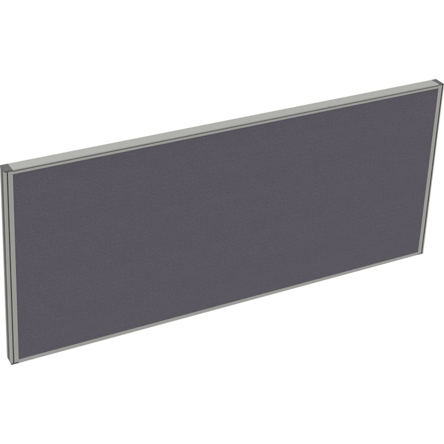 Tischtrennwand System 41 140 x 60 cm (B x H) 4,1cm Schallabsorberklasse: C Lucia Stoff dunkelgrau