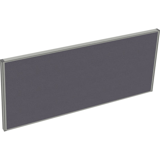 Tischtrennwand System 41 140 x 60 cm (B x H) 4,1cm Schallabsorberklasse: C Lucia Stoff dunkelgrau