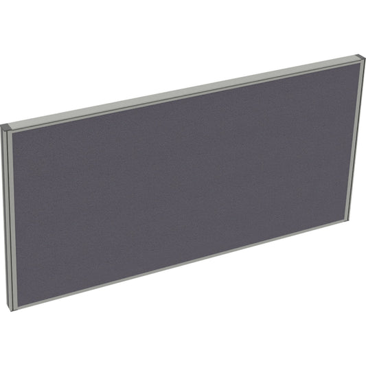 Tischtrennwand System 41 120 x 60 cm (B x H) 4,1cm Schallabsorberklasse: C Lucia Stoff dunkelgrau