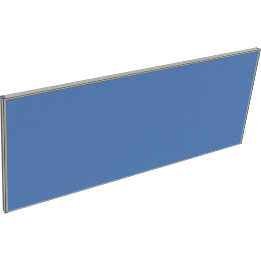 Tischtrennwand System 41 200 x 80 cm (B x H) 4,1cm Schallabsorberklasse: C Lucia Stoff blau