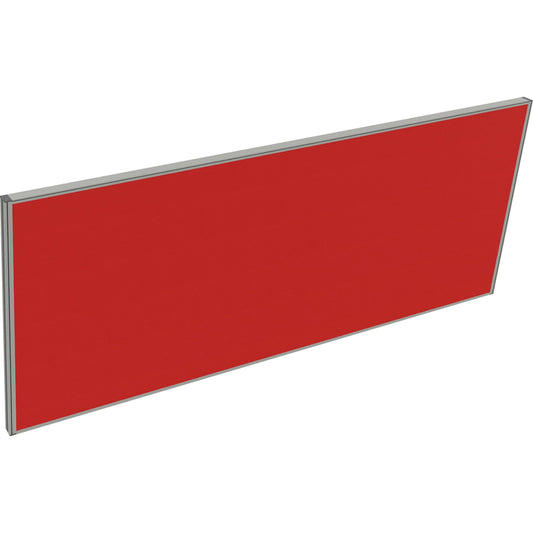 Tischtrennwand System 41 200 x 80 cm (B x H) 4,1cm Schallabsorberklasse: B Lucia Stoff rot