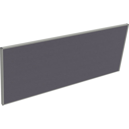 Tischtrennwand System 41 200 x 80 cm (B x H) 4,1cm Schallabsorberklasse: C Lucia Stoff dunkelgrau