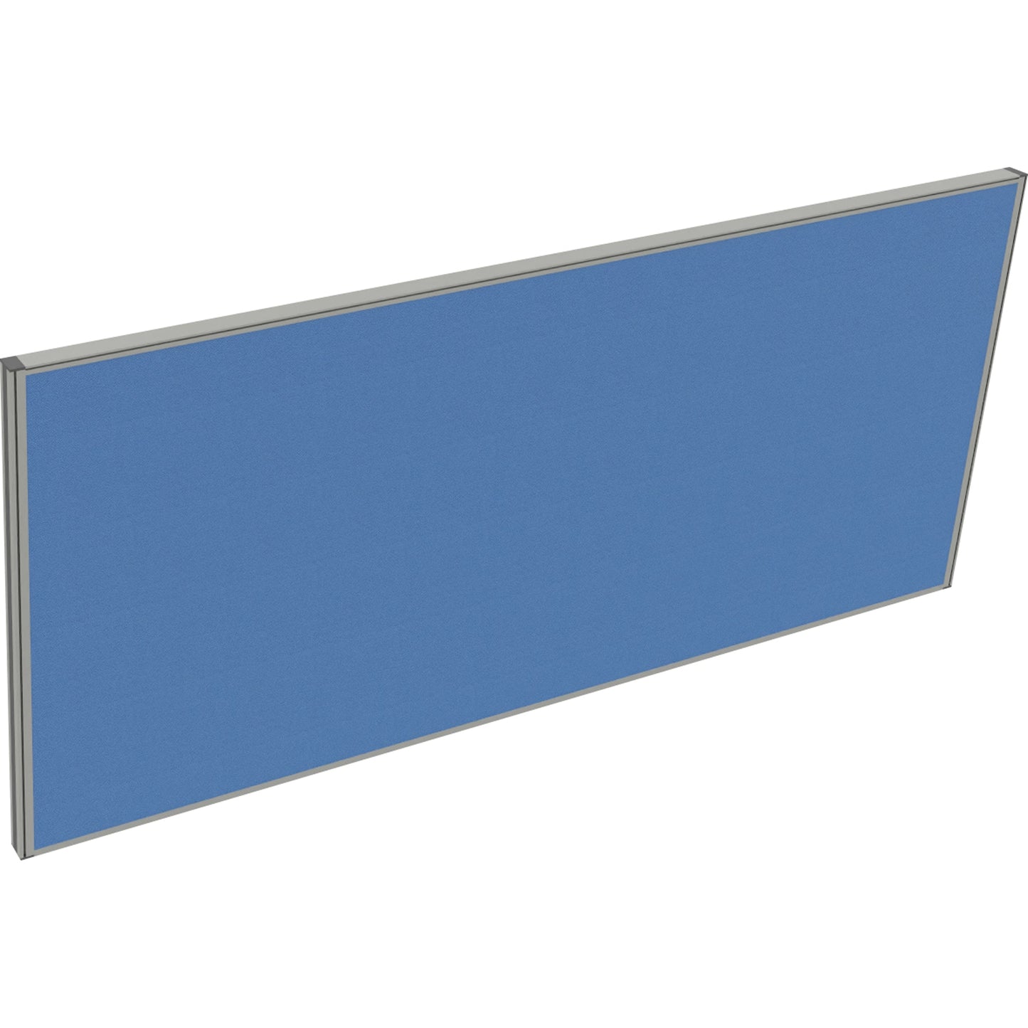 Tischtrennwand System 41 180 x 80 cm (B x H) 4,1cm Schallabsorberklasse: B Lucia Stoff blau