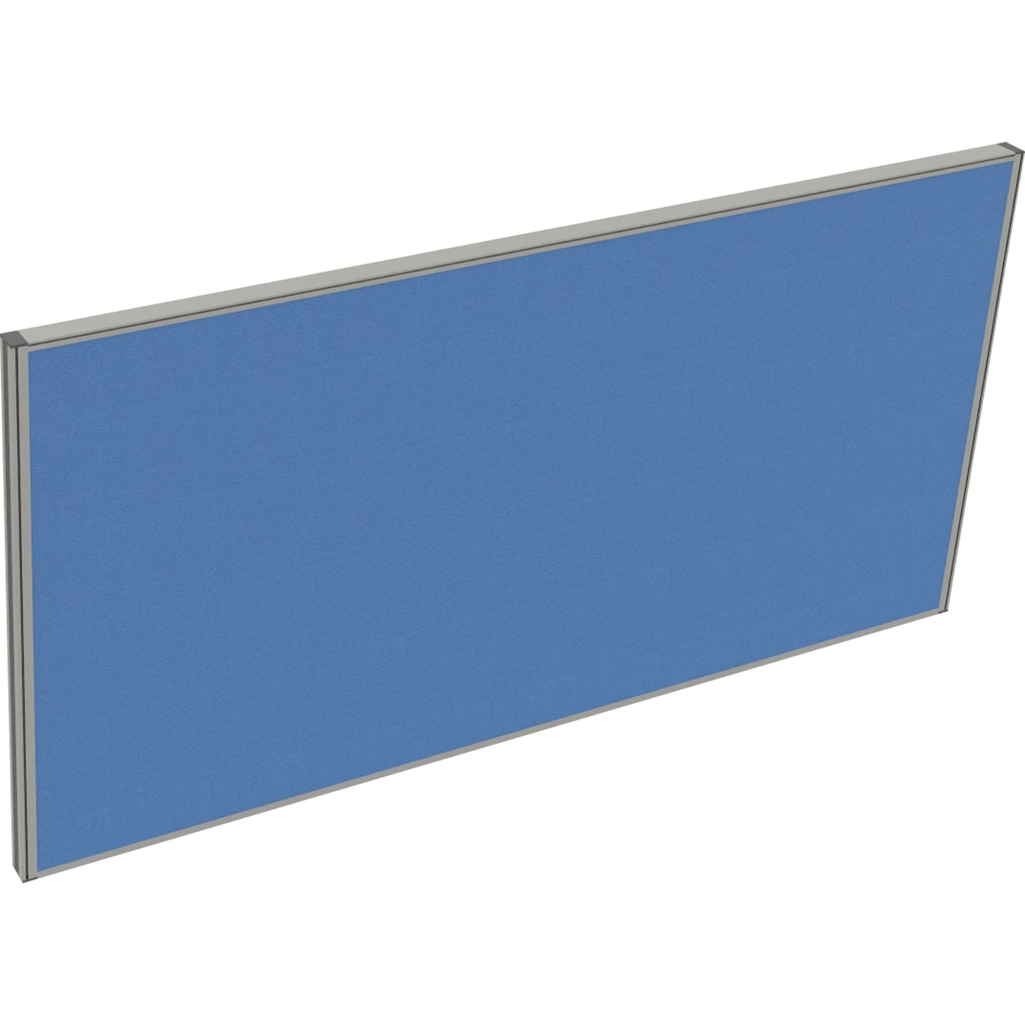 Tischtrennwand System 41 160 x 80 cm (B x H) 4,1cm Schallabsorberklasse: C Lucia Stoff blau
