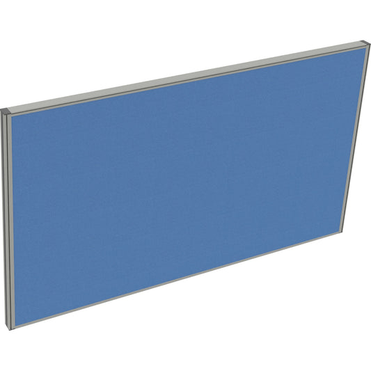 Tischtrennwand System 41 140 x 80 cm (B x H) 4,1cm Schallabsorberklasse: C Lucia Stoff blau