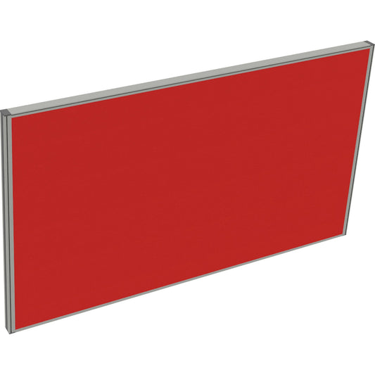 Tischtrennwand System 41 140 x 80 cm (B x H) 4,1cm Schallabsorberklasse: B Lucia Stoff rot