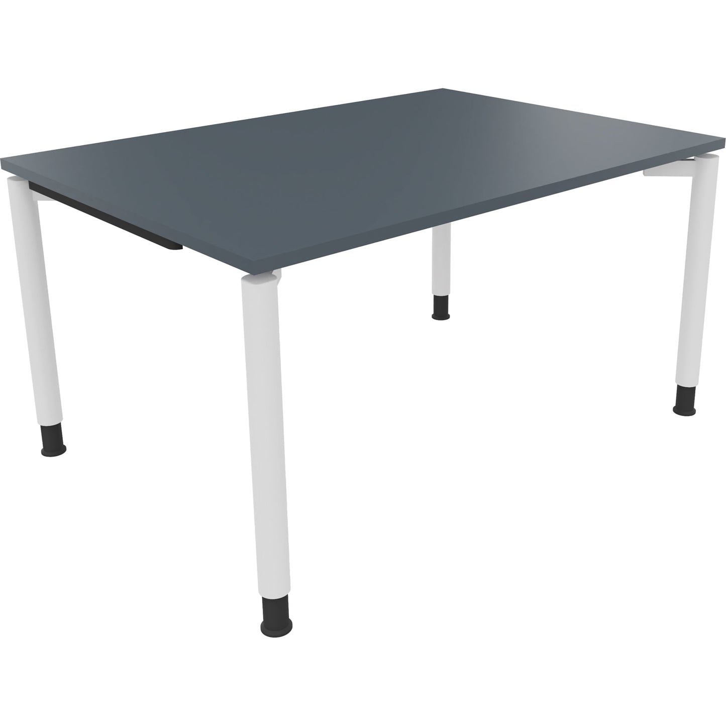 Schreibtisch all in one Maße: 1.400 x 680-820 x 1.000 mm (B x H x T) Holz lavagrau