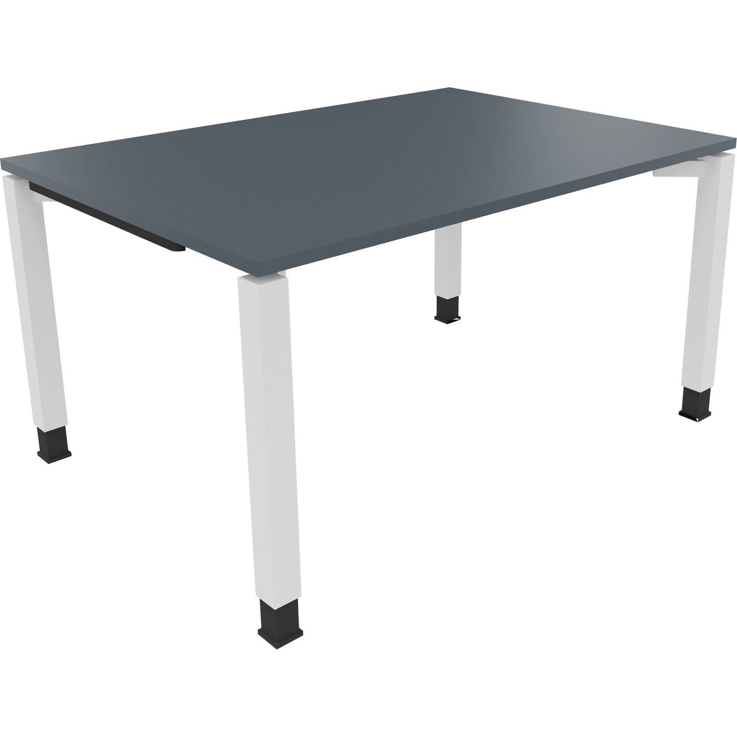 Schreibtisch all in one Maße: 1.400 x 680-820 x 1.000 mm (B x H x T) Holz lavagrau