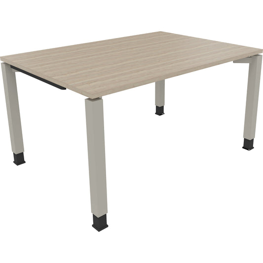Schreibtisch all in one Maße: 1.400 x 680-820 x 1.000 mm (B x H x T) Holz eiche natur
