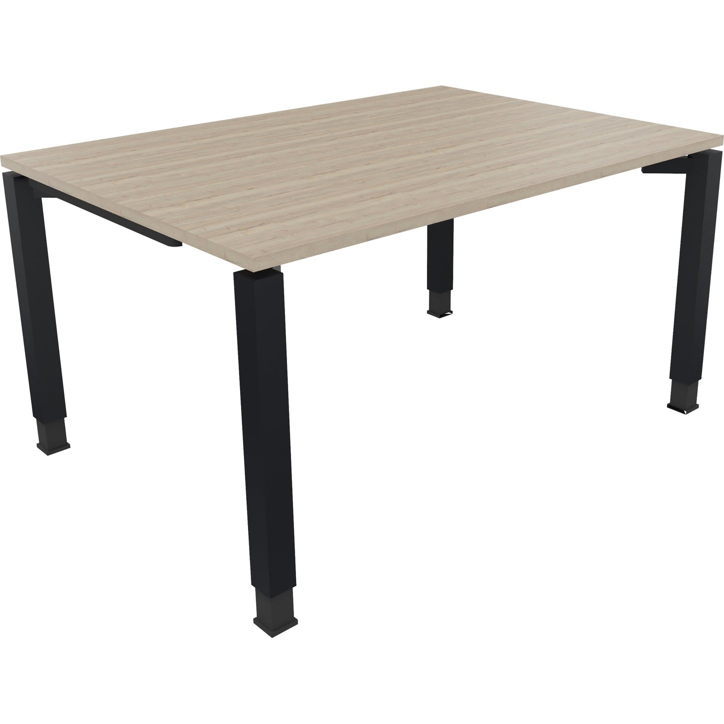 Schreibtisch all in one Maße: 1.400 x 680-820 x 1.000 mm (B x H x T) Holz eiche natur